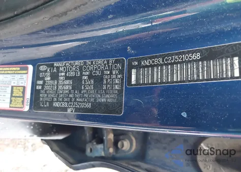 2018 Kia Niro Lx from USA, damaged, VIN KNDCB3LC2J5210568